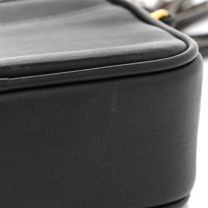 Saint Laurent Grained Lambskin Monogram Lou Camera Bag Dark Grey 9 of 12