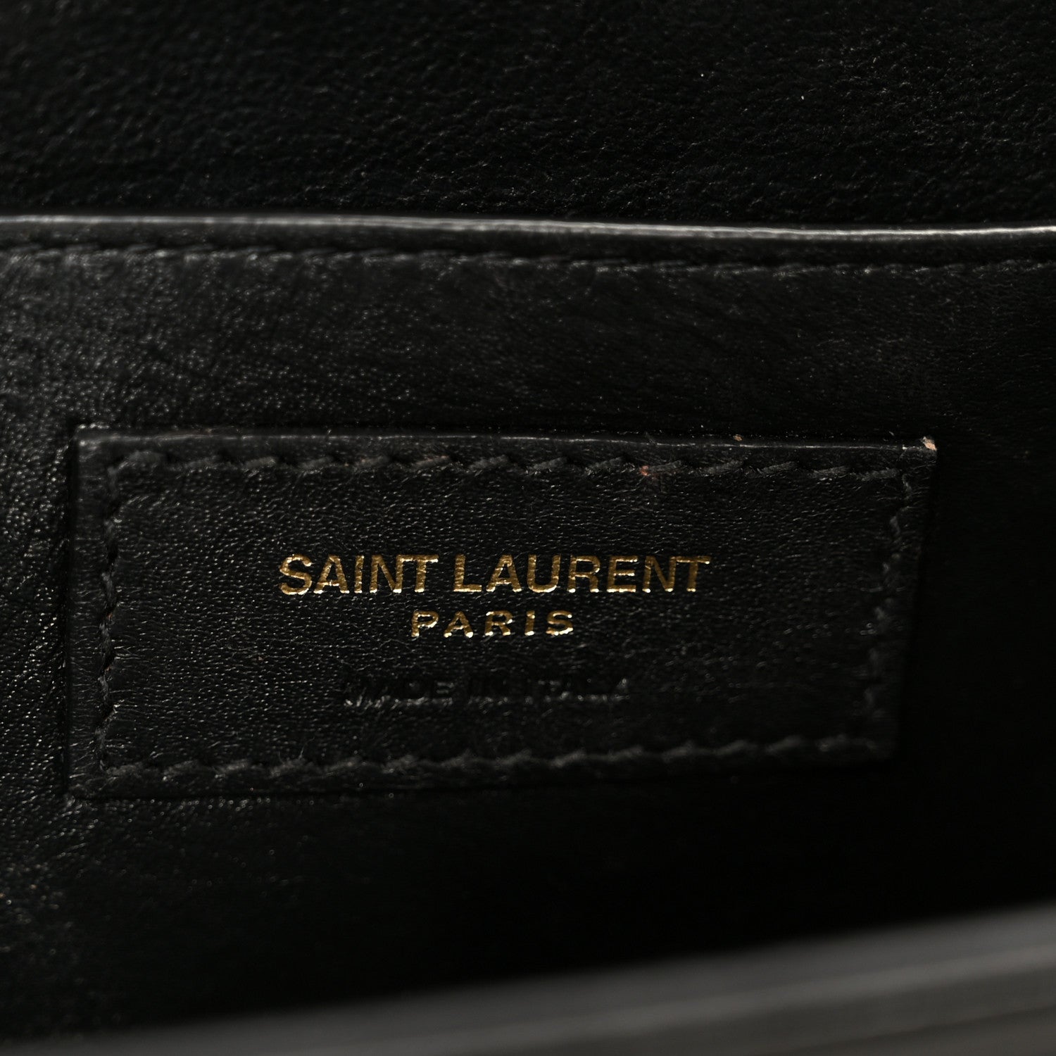 Saint Laurent Box Calfskin Monogram Medium Solferino Satchel Black 6 of 11