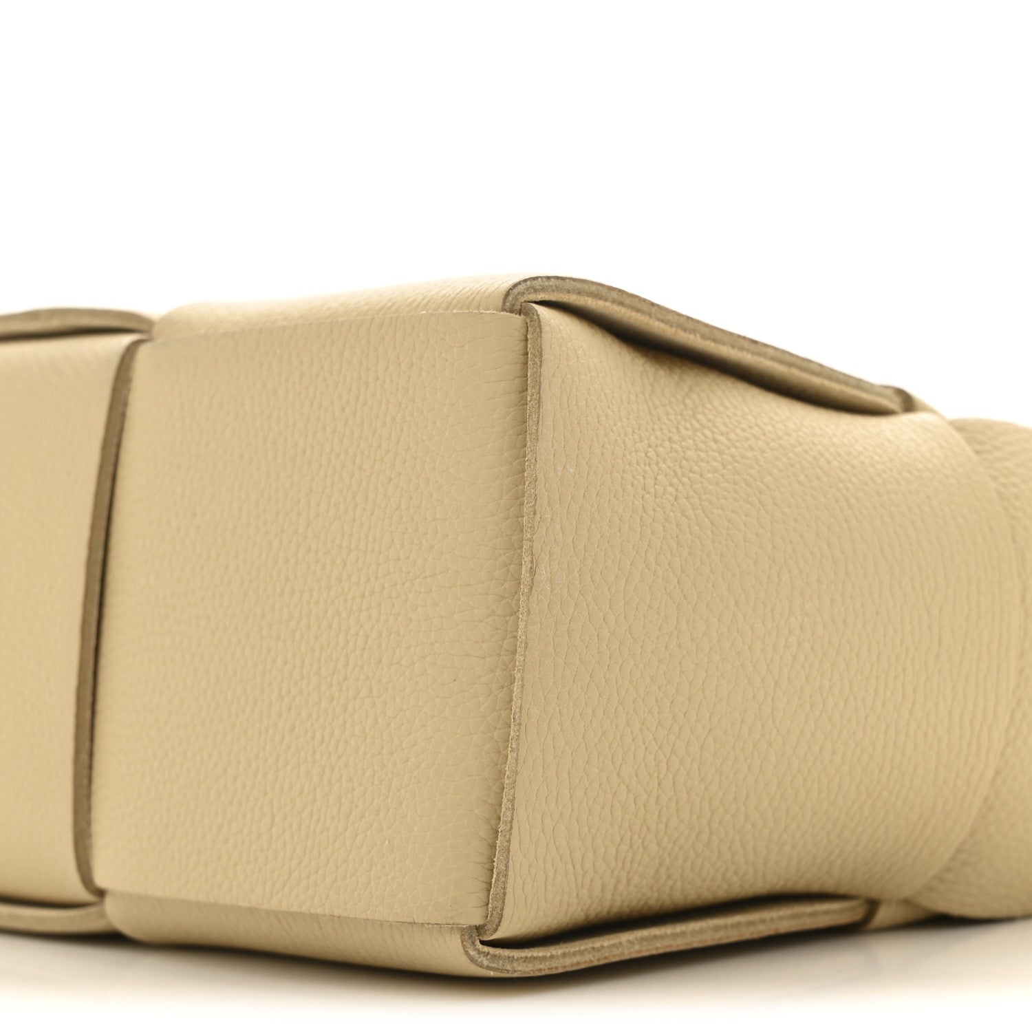 Bottega Veneta Grained Calfskin Maxi Intreccio Mini Arco Tote Porridge 10 of 16