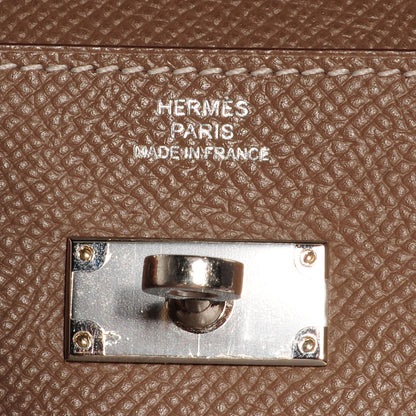 Hermes Epsom Kelly Longue Wallet Etoupe 10 of 12