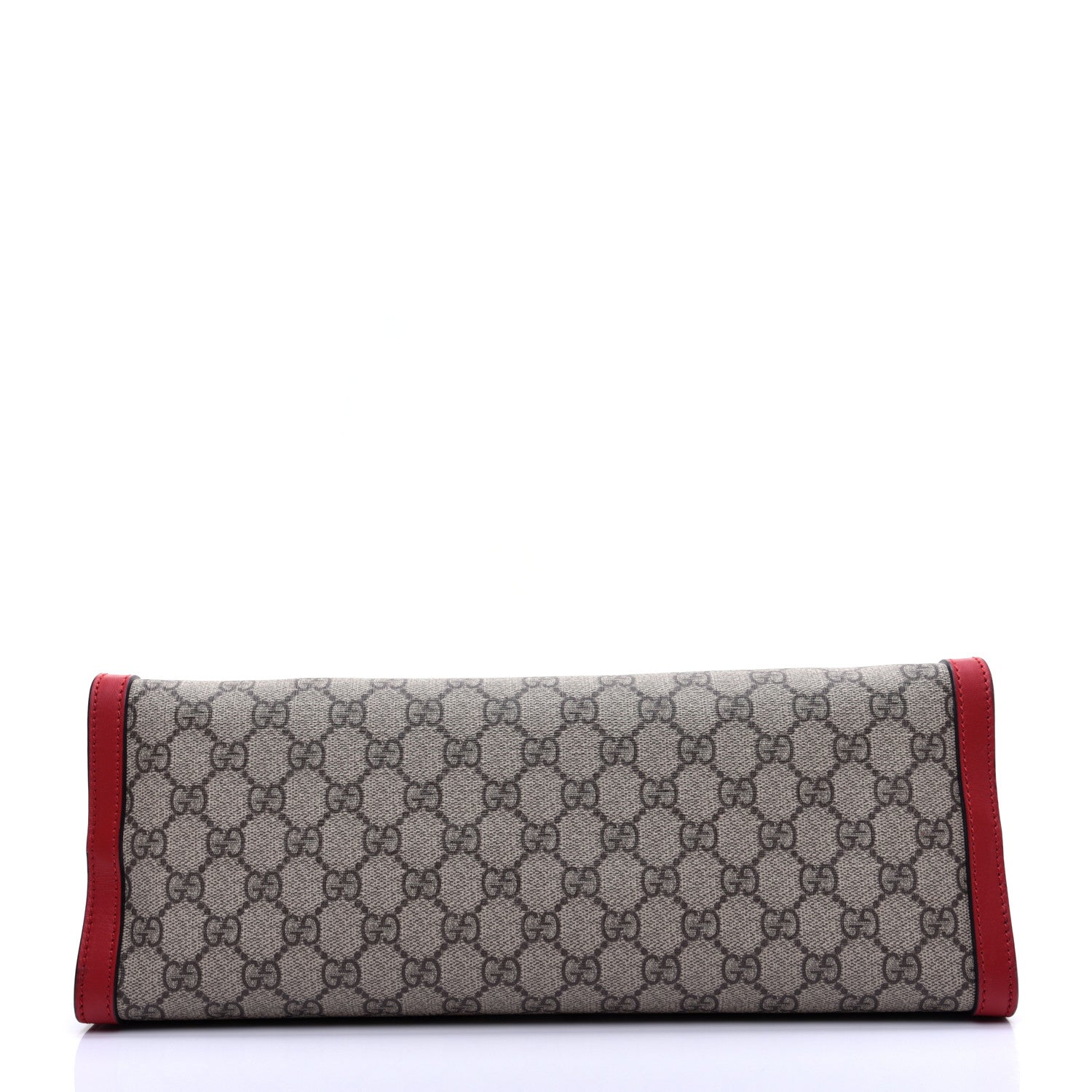 Gucci GG Supreme Monogram Medium Padlock Tote Hibiscus Red 10 of 17