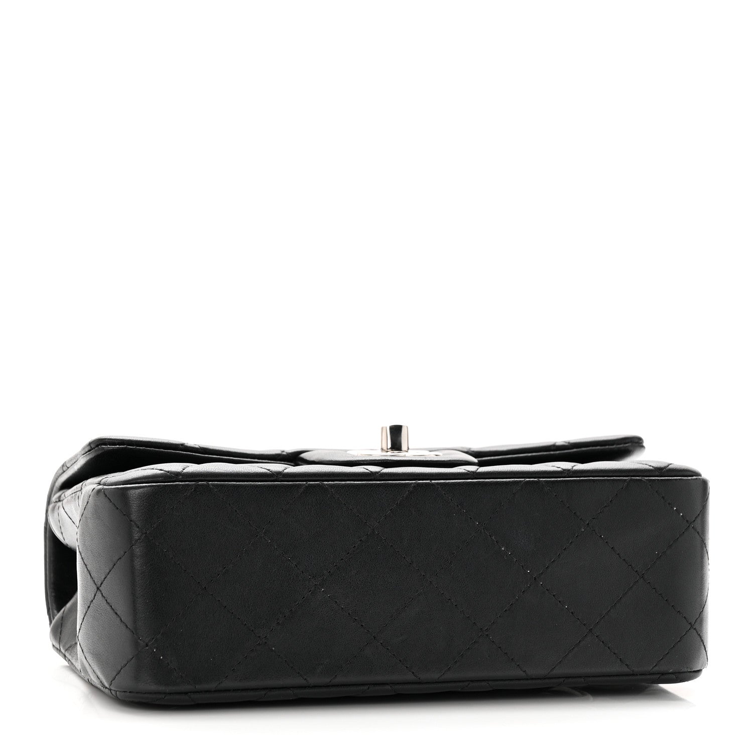 Chanel Lambskin Quilted Mini Rectangular Flap Black 4 of 16