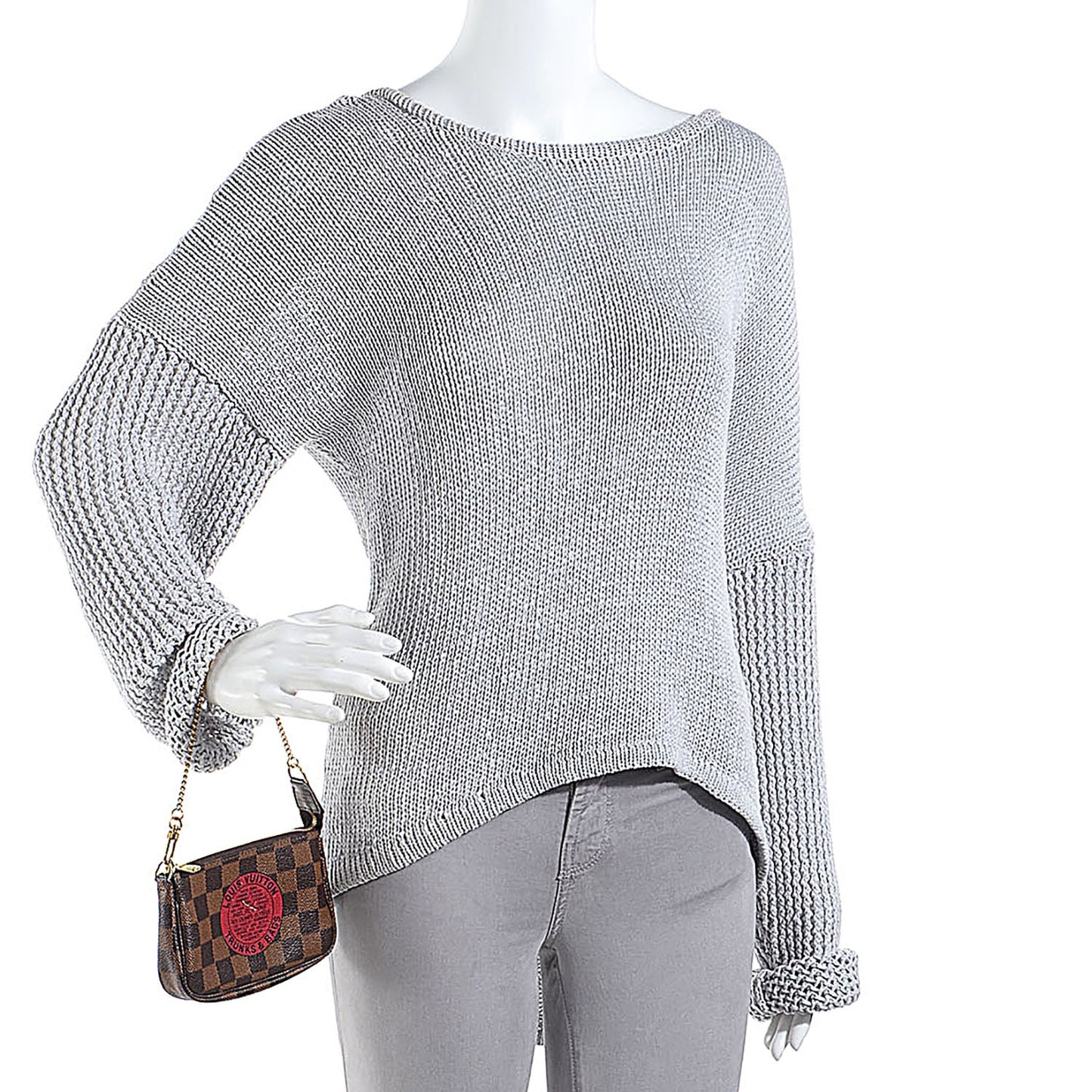 Damier Ebene Complice Trunks and Bags Mini Pochette Accessories Red