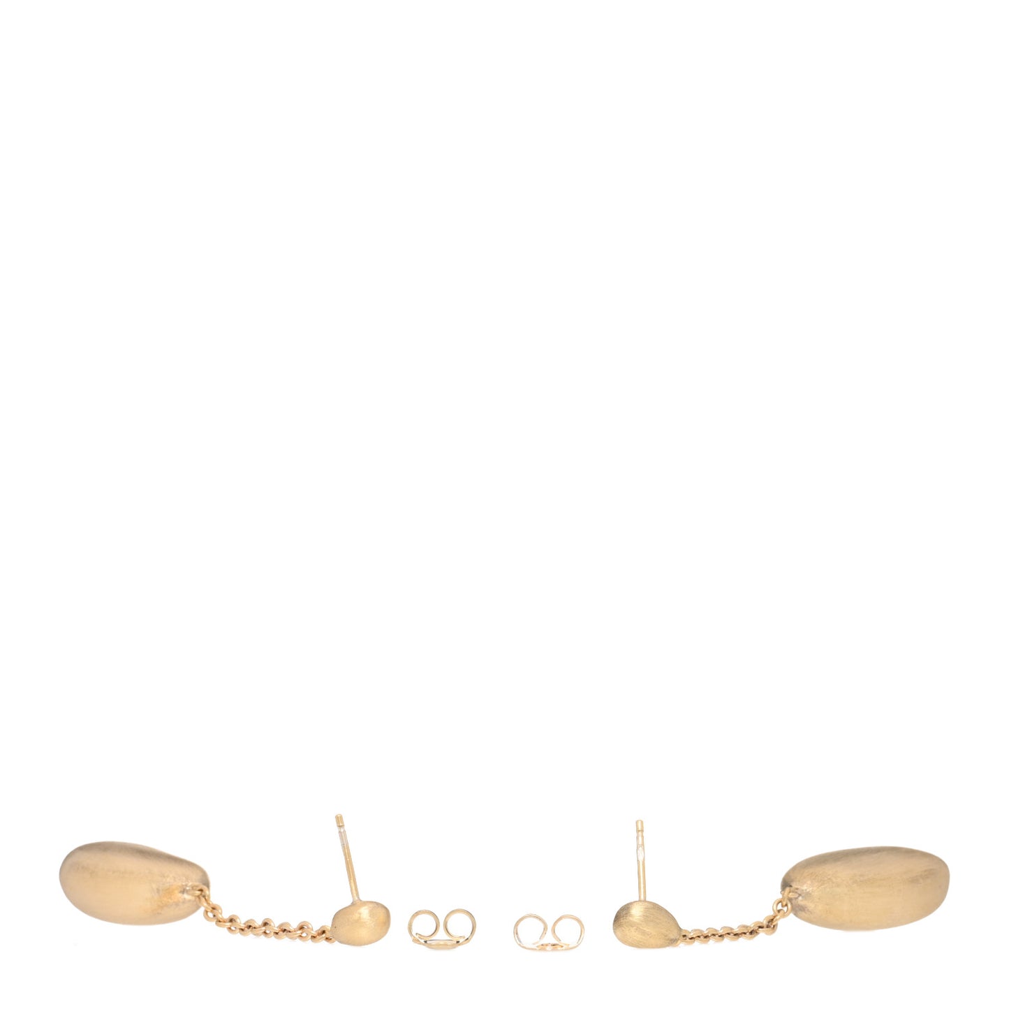 18K Yellow Gold Siviglia Single Strand Drop Earrings