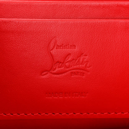 Christian Louboutin Patent Velour Loubila Chain Clutch Black 6 of 9