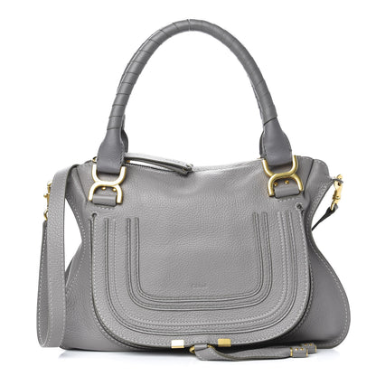 Chloe Calfskin Medium Marcie Satchel Cashmere Grey 1 of 10