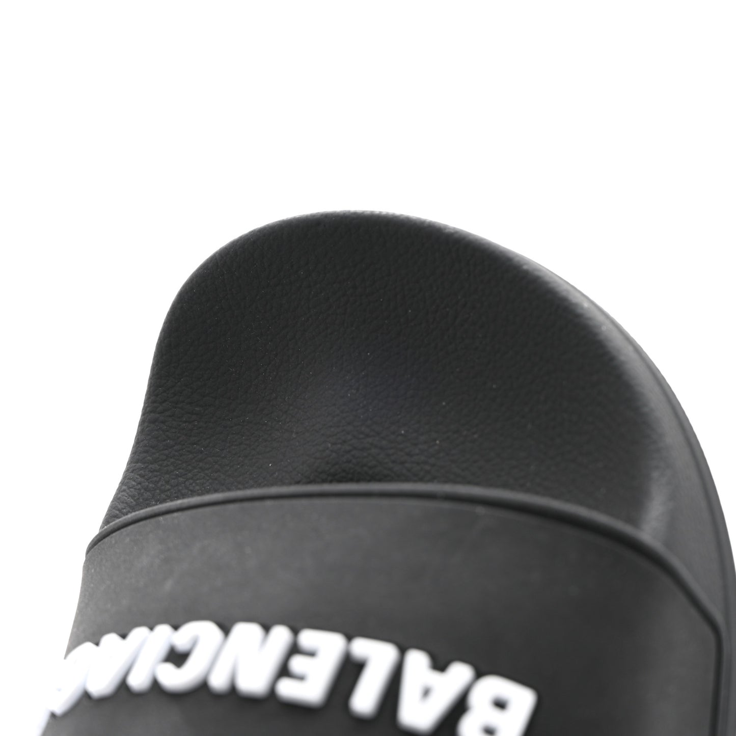 Rubber Womens Logo Pool Slide Sandals 37 Black