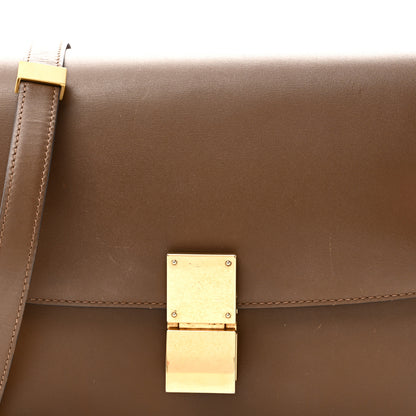Celine Box Calfskin Medium Classic Box Flap Bag Camel 8 of 10