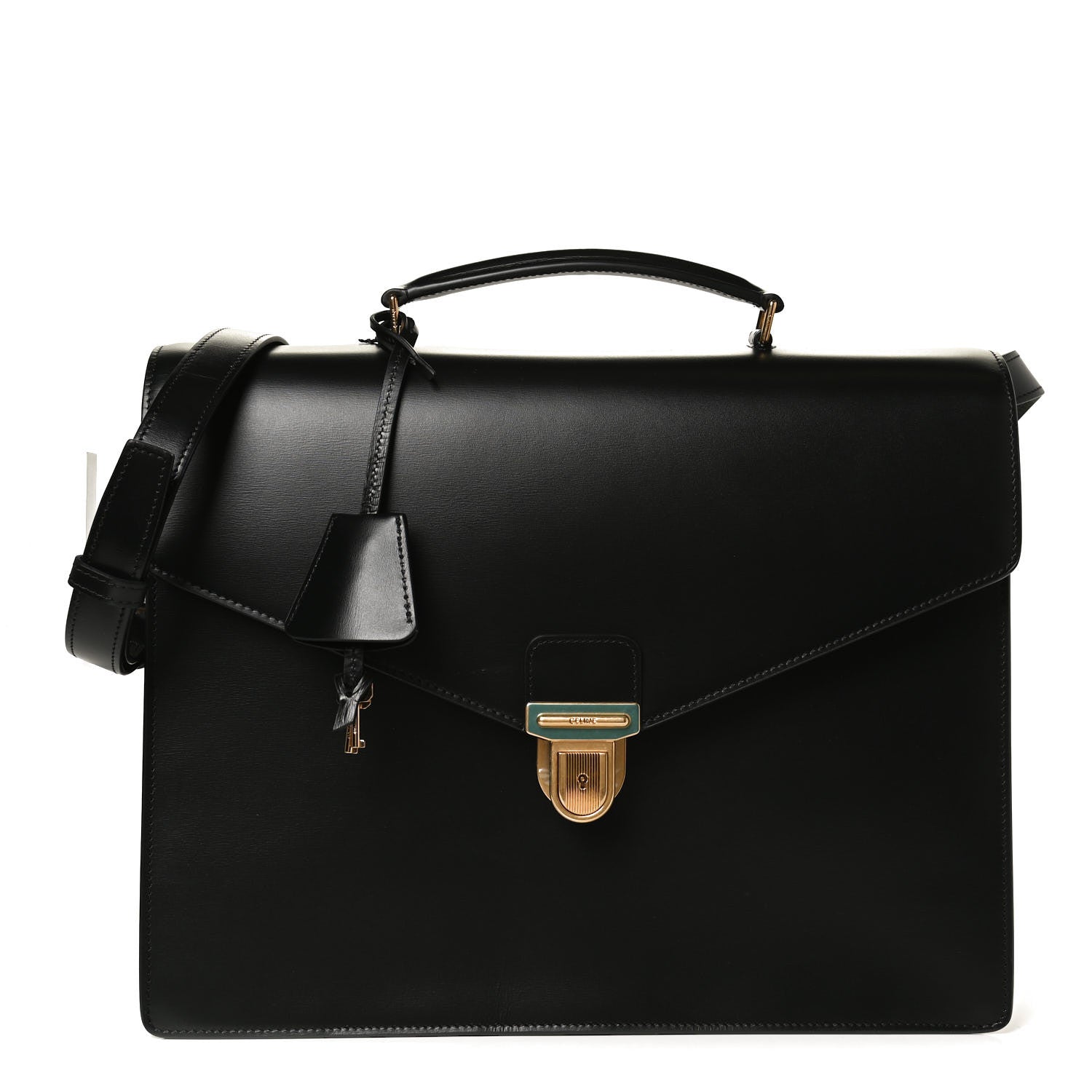 Celine Box Cartable Medium Briefcase Black 1 of 11