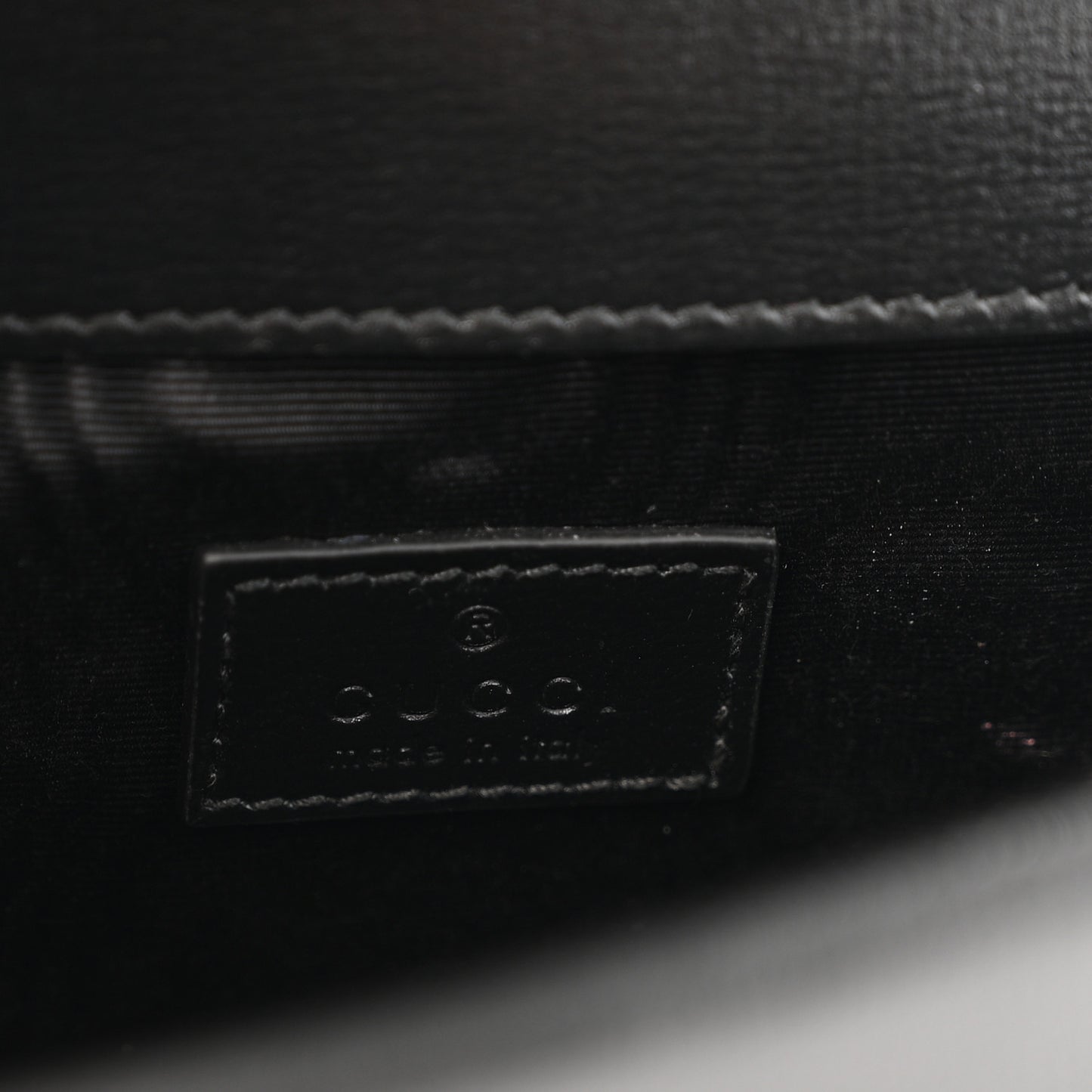 Satin Crystal GG Monogram Mini Dionysus Top Handle Bag Black