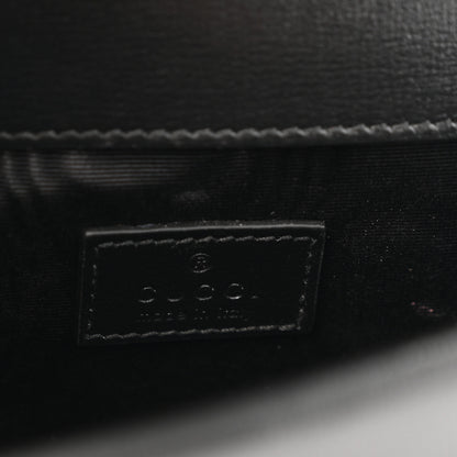 Gucci Satin Crystal GG Monogram Mini Dionysus Top Handle Bag Black 6 of 13