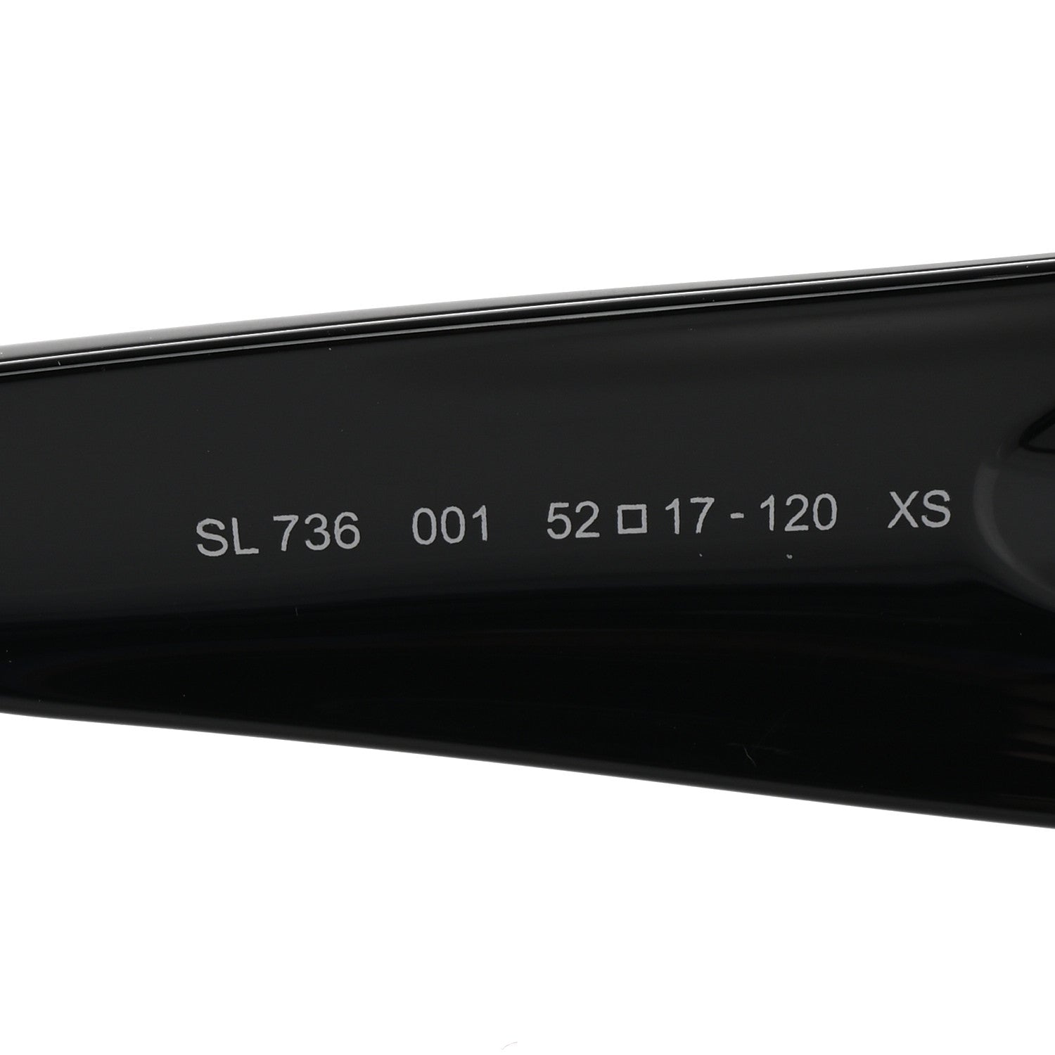 Saint Laurent Acetate Oval Sunglasses SL736 Black 6 of 7