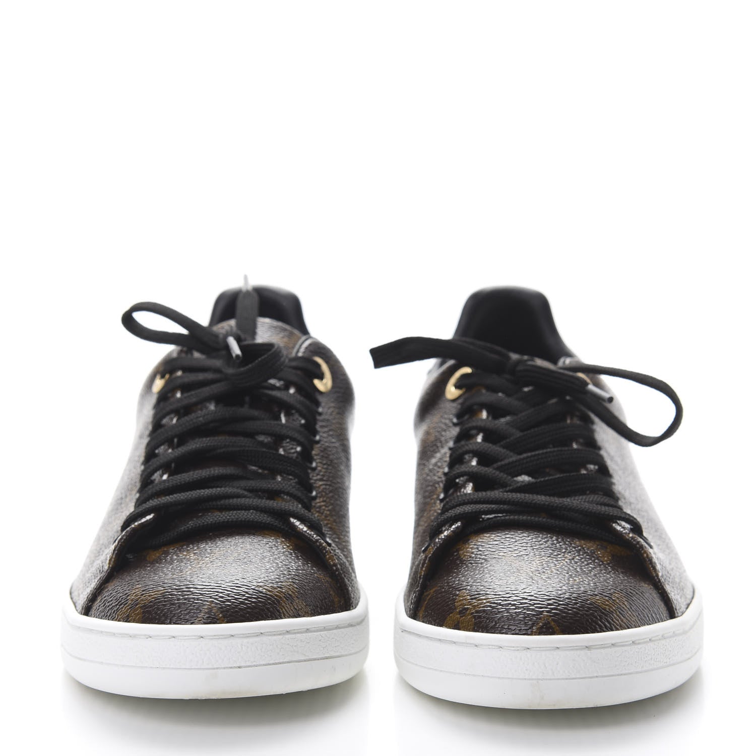 Louis Vuitton Patent Monogram Frontrow Sneakers 39.5 2 of 9