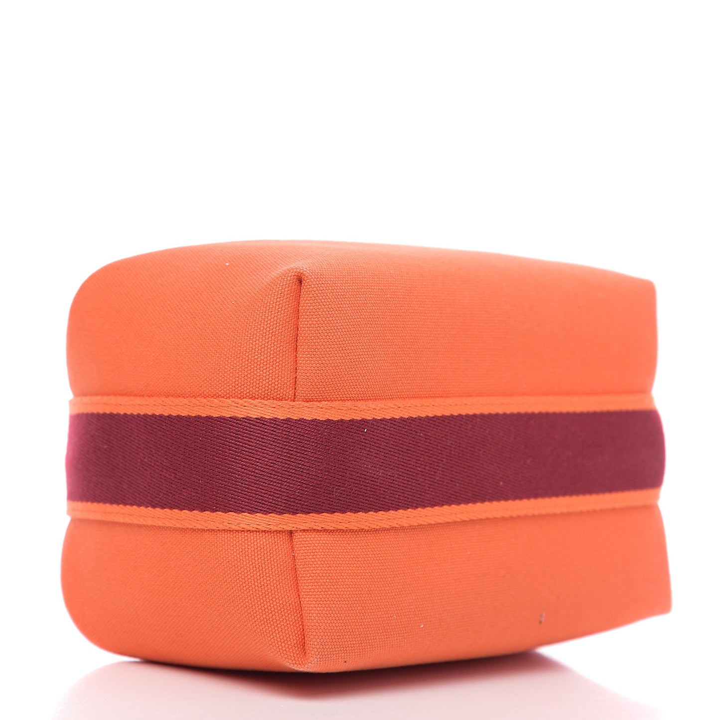 Canvas Small Bride-A-Brac Pouch Orange Burgundy