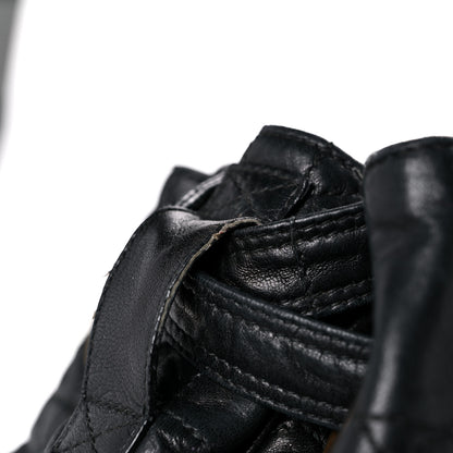 Christian Dior Lambskin Cannage Drawstring Bag Black 30 of 33
