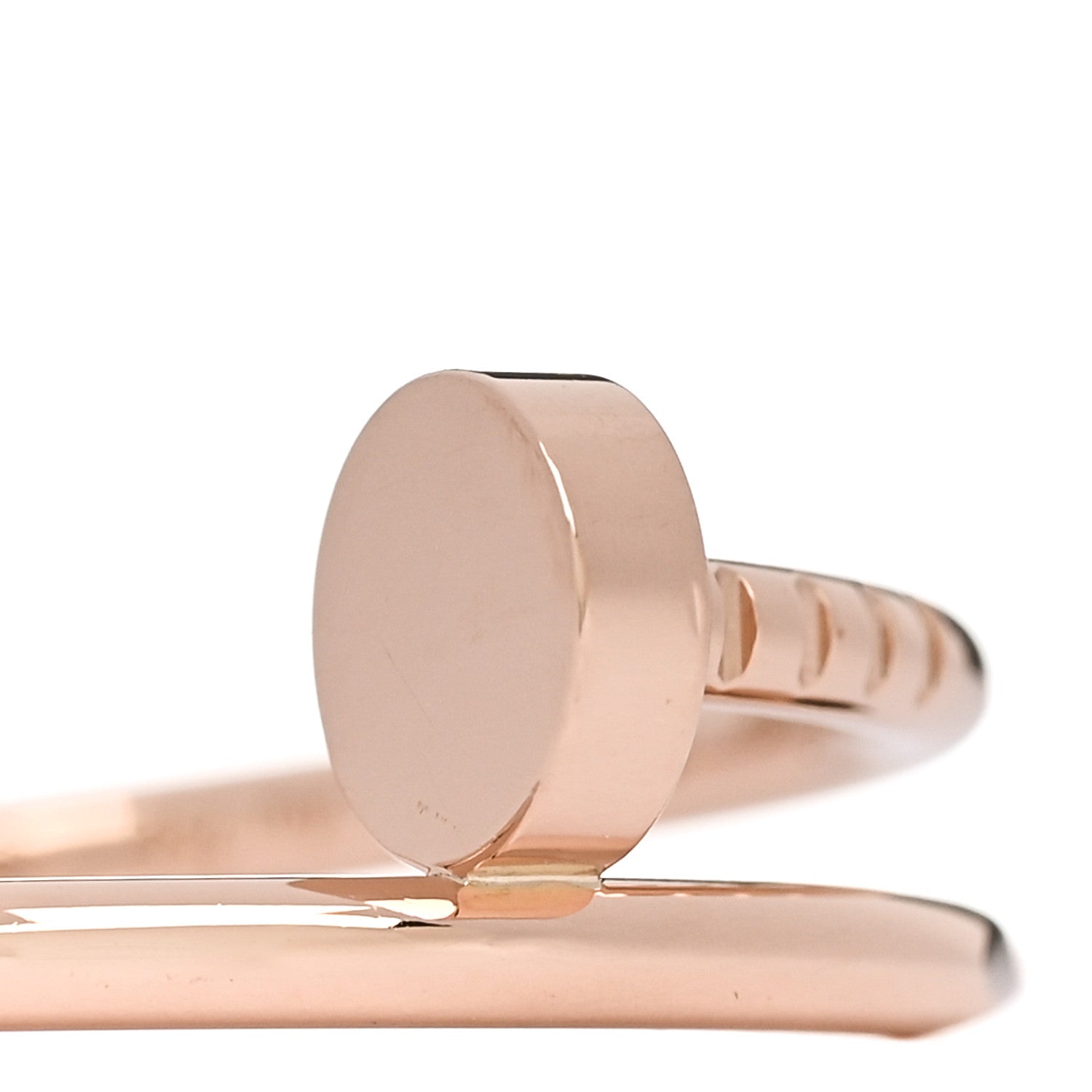 Cartier 18K Pink Gold Small Juste Un Clou Ring 55 7.25 4 of 6
