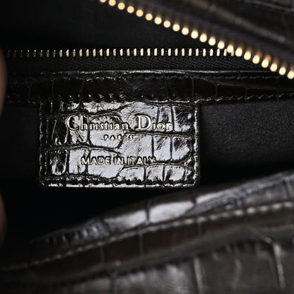 Christian Dior Alligator Medium Lady Dior Brown 8 of 8