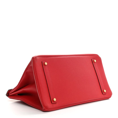 Hermes Epsom Birkin 35 Rouge Casaque 4 of 10