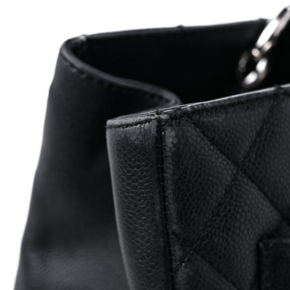Chanel Caviar Quilted Grand Shopping Tote GST Black 17 of 24