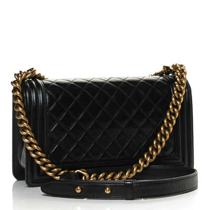 Chanel Calfskin Quilted Medium Boy Flap Black 3 of 10