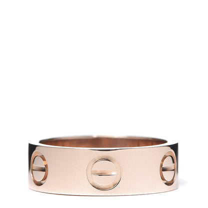 Cartier 18K Pink Gold 5.5mm LOVE Ring 47 4 2 of 4