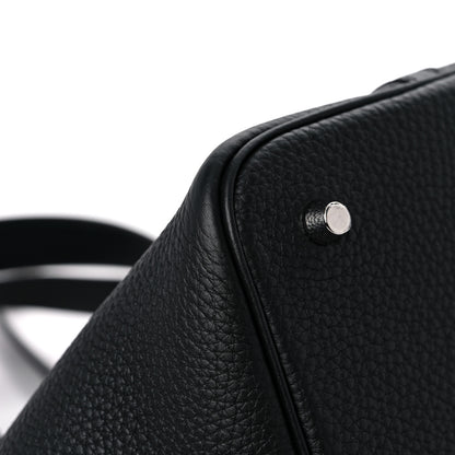 Hermes Taurillon Clemence Picotin Lock 22 MM Black 9 of 11