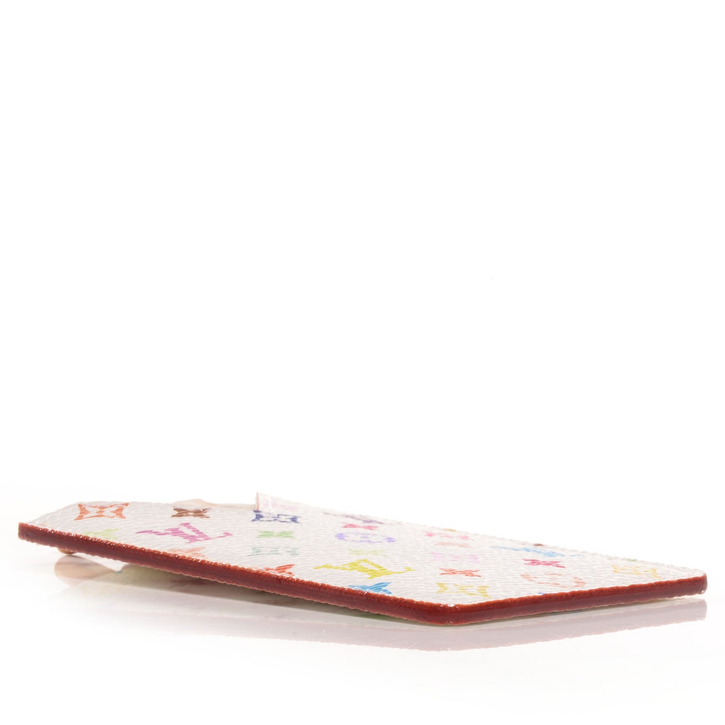 Monogram Multicolor Mirror and Case Pouch White
