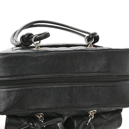 Chanel Calfskin Quilted Large Cambon Multipocket Reporter Black 11 of 12