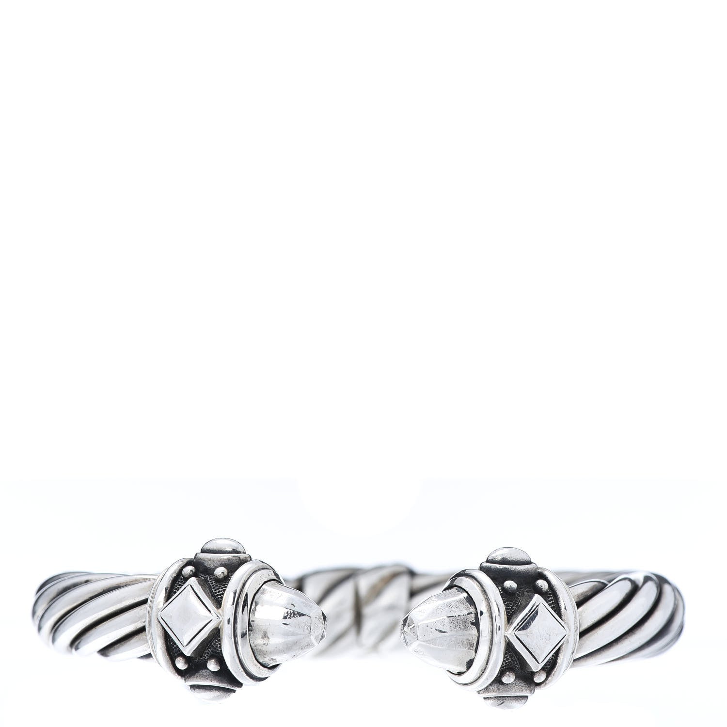 David Yurman Sterling Silver 10mm Renaissance Cable Bracelet 1 of 5