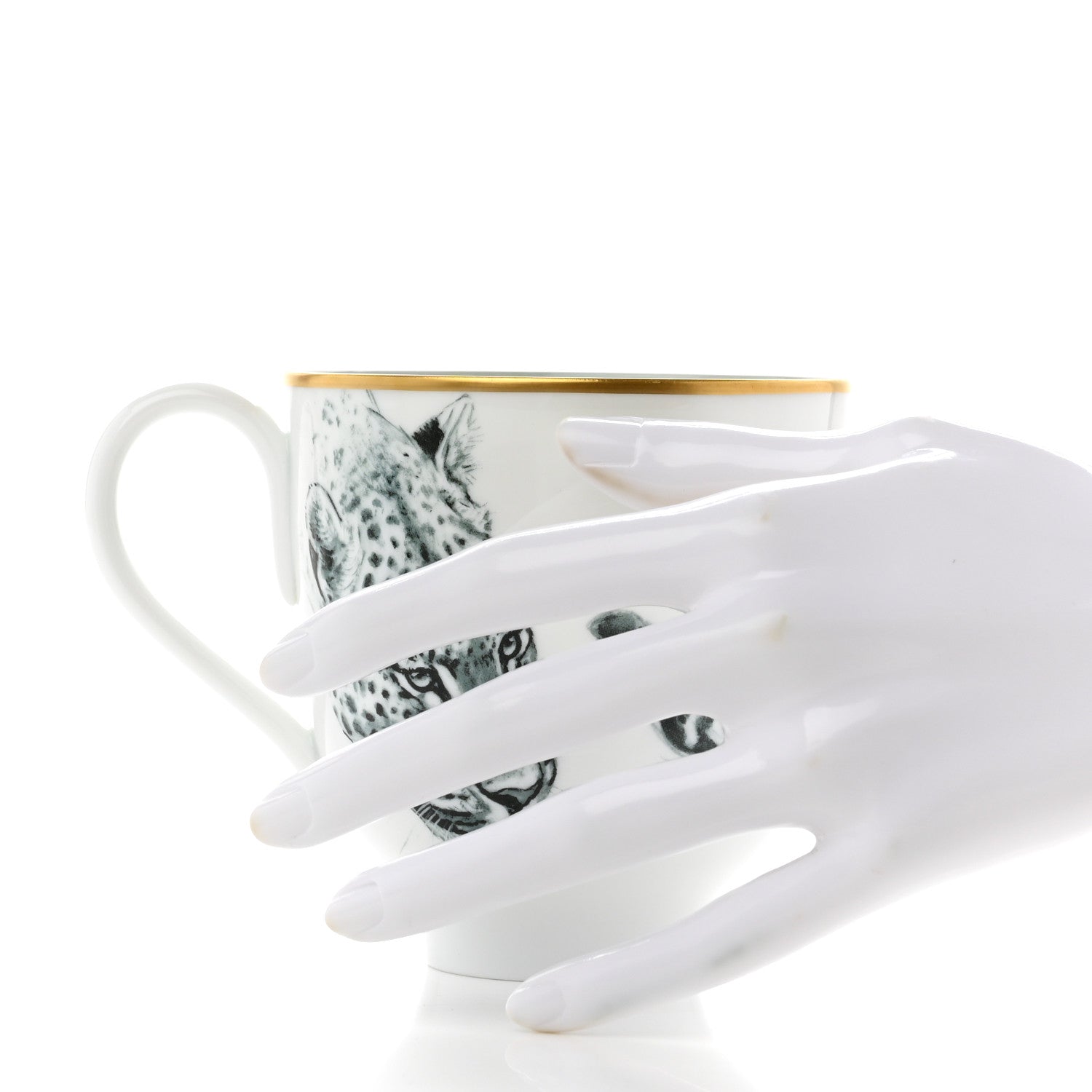 Hermes Porcelain Carnets d'Equateur Mug 2 of 7