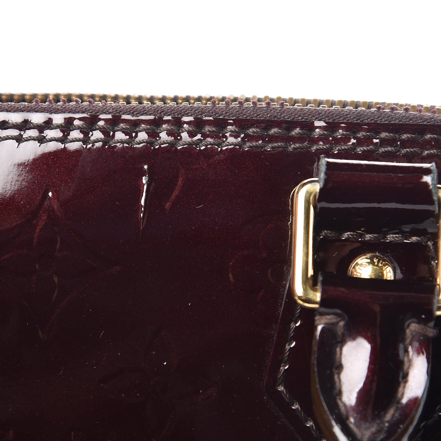 Louis Vuitton Vernis Alma PM Amarante 8 of 20