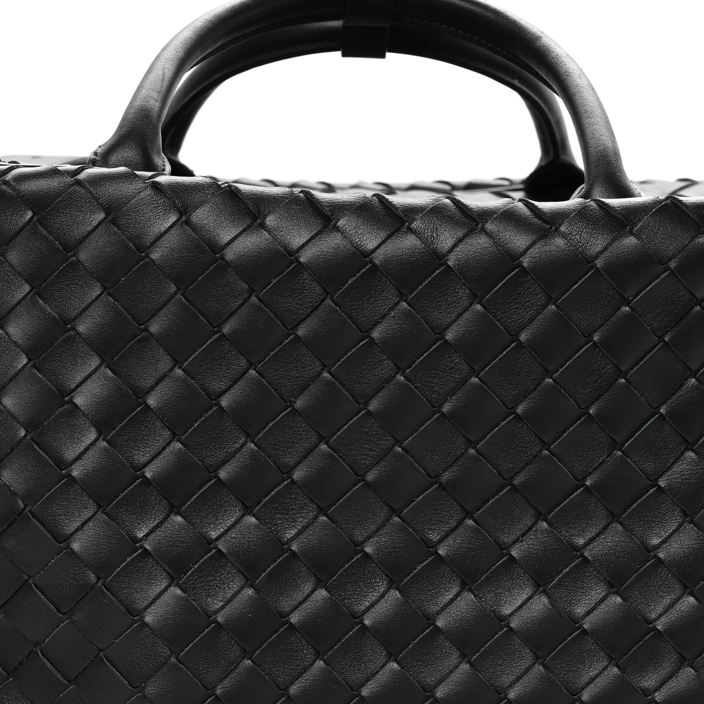 Nappa Intrecciato Duffle Bag Dark Green