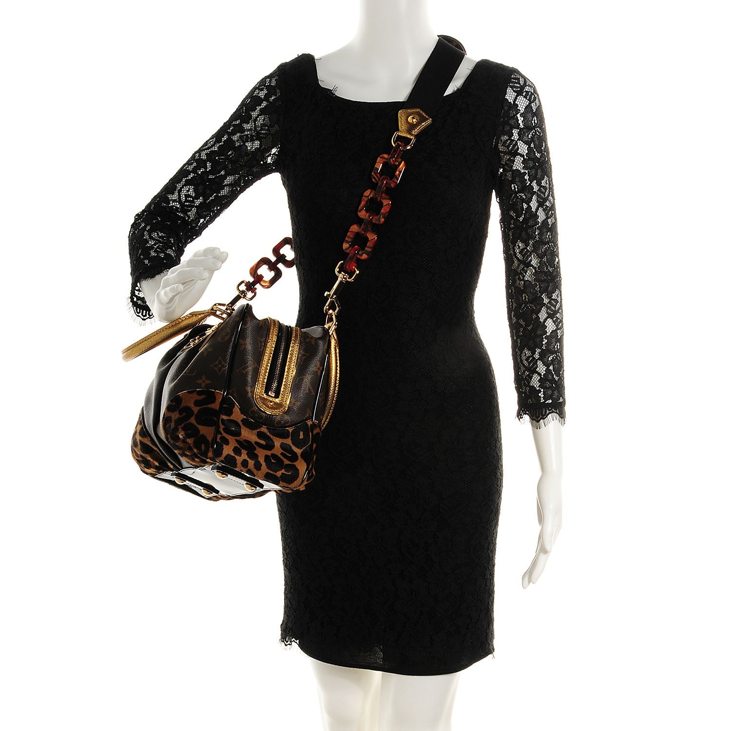 Louis Vuitton Monogram Leopard Adele 2 of 7