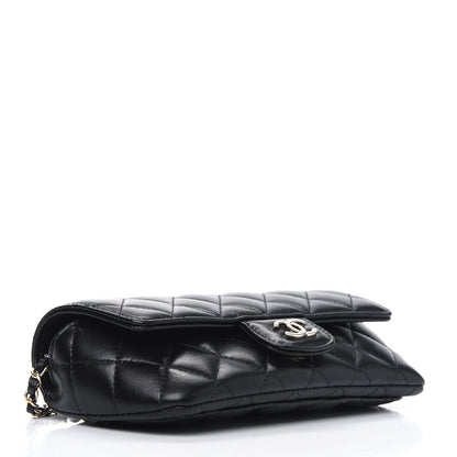 Chanel Lambskin Quilted Glasses Case With Chain Black 3 of 4
