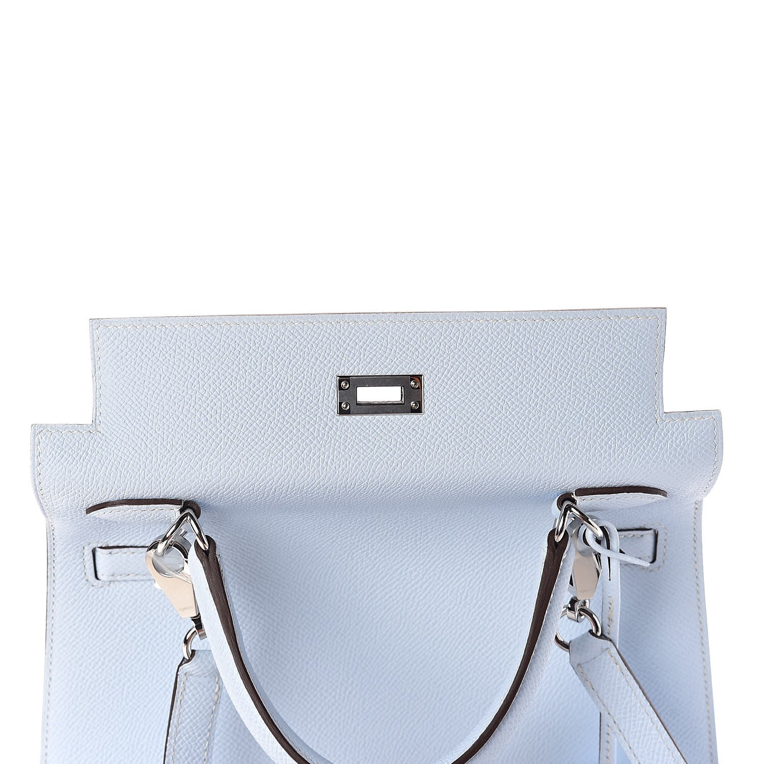 Hermes Epsom Kelly Sellier 25 Bleu Brume 11 of 32