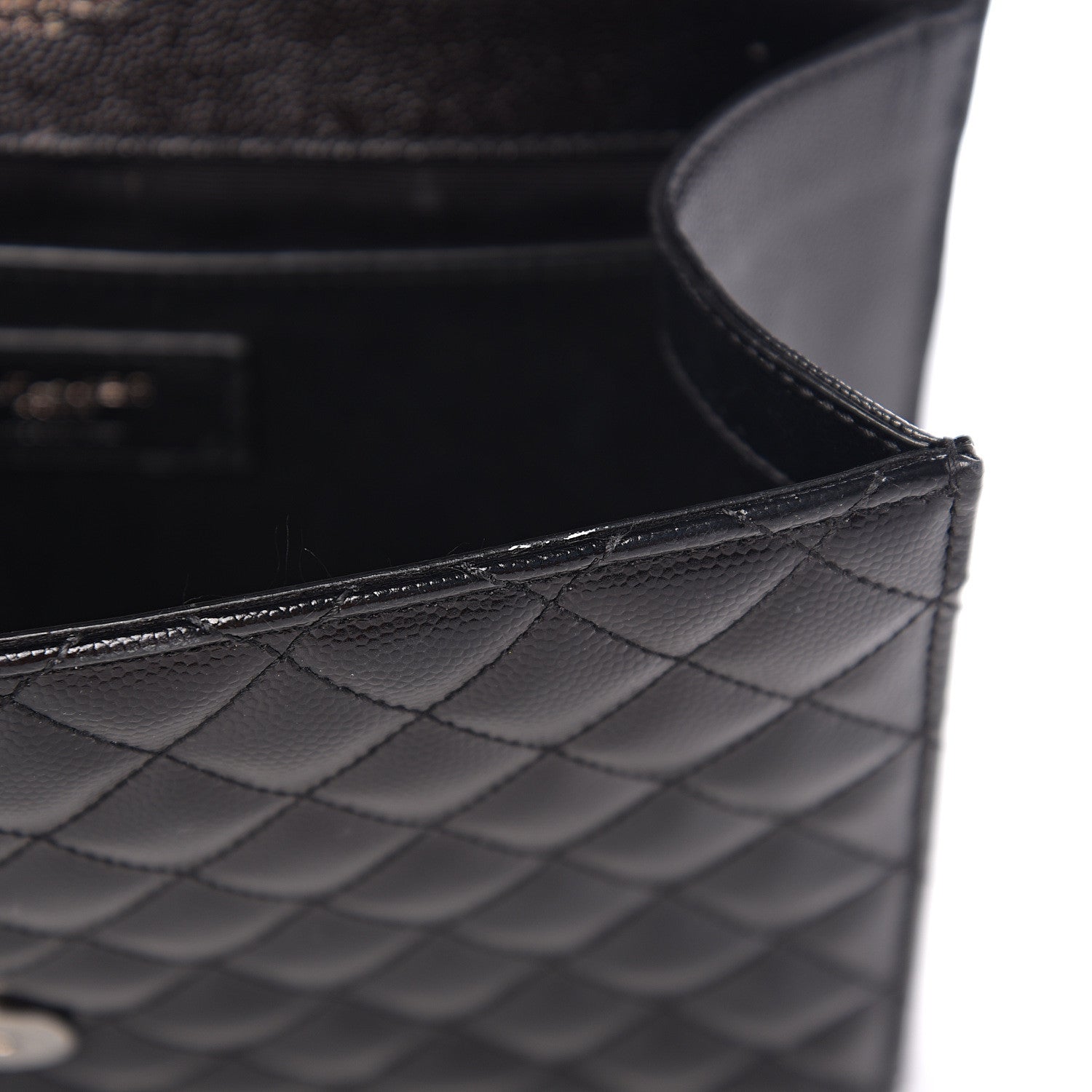 Saint Laurent Grain De Poudre Textured Mixed Matelasse Triquilt Medium Monogram Satchel Black 7 of 11