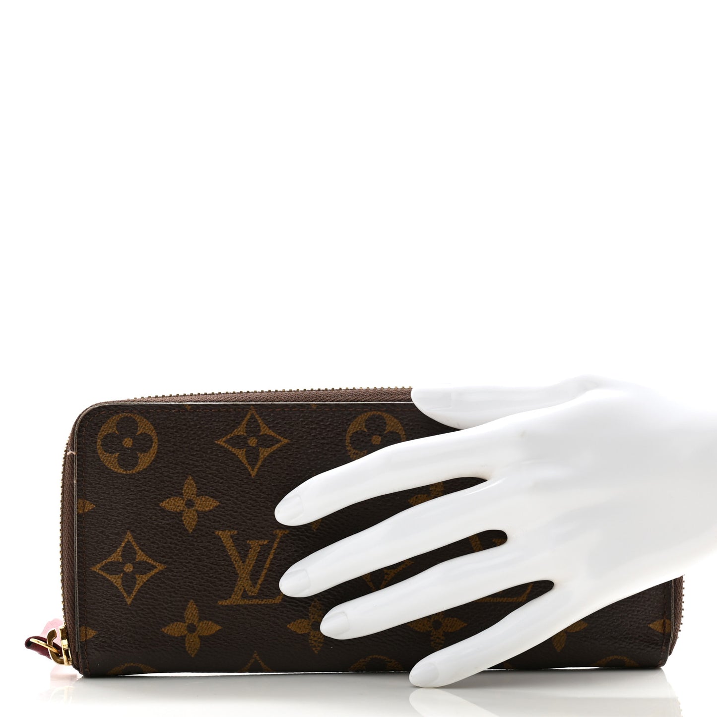 Monogram Clemence Wallet Fuchsia
