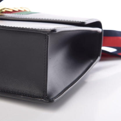 Gucci Calfskin Small Sylvie Shoulder Bag Black 9 of 9