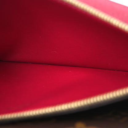 Louis Vuitton Monogram Pochette Felicie Chain Wallet Fuchsia 8 of 16