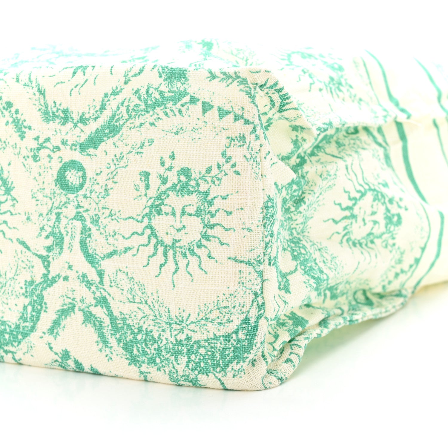 Christian Dior Canvas Dioriviera Toile de Jouy Soleil Tote Aquamarina 9 of 10