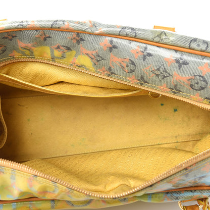 Louis Vuitton Monogram Pulp Defile Weekender PM Yellow 5 of 10