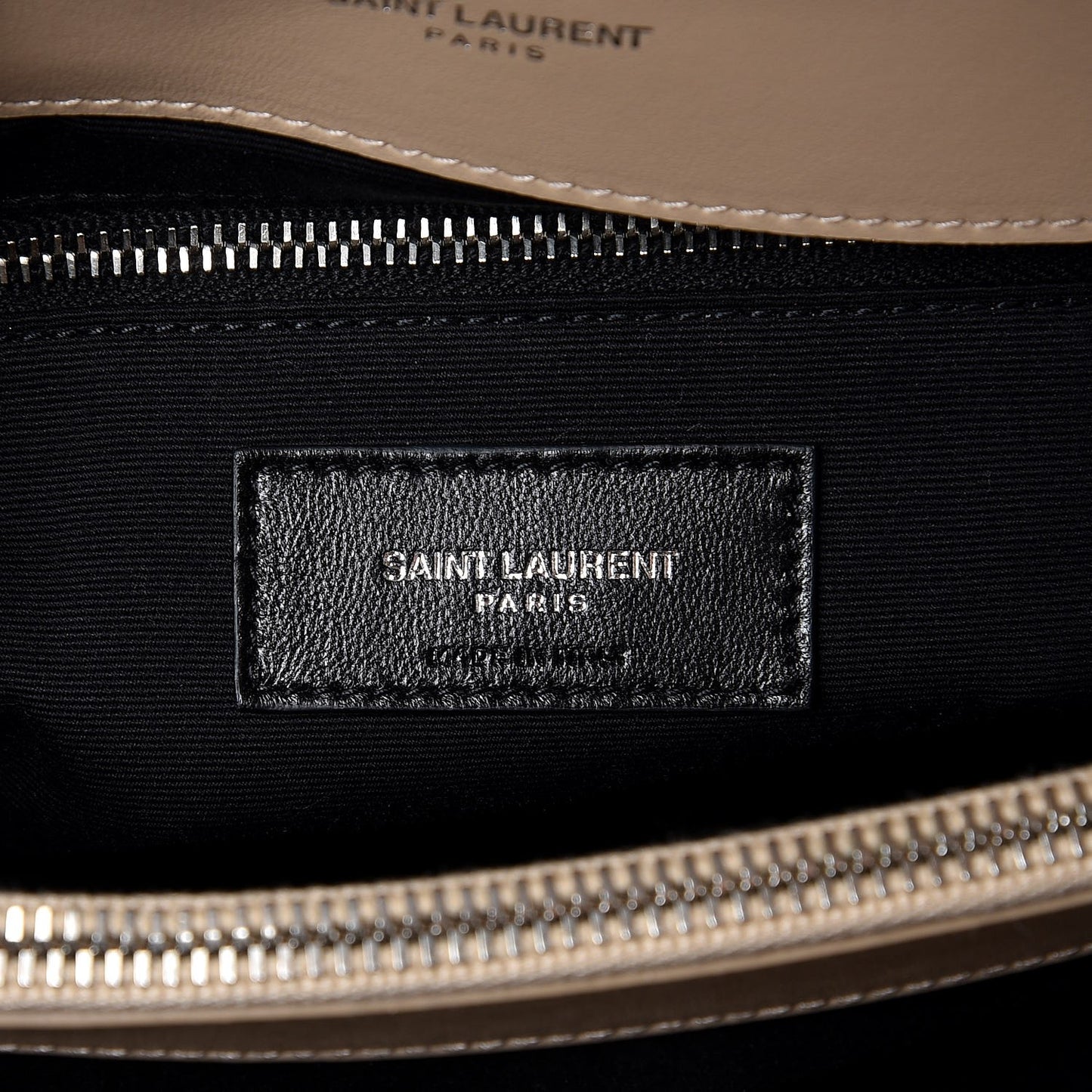 Calfskin Y Quilted Monogram Medium Loulou Chain Satchel Nude Powder