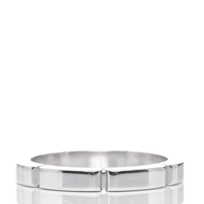 Cartier 18K White Gold Diamond Maillon Panthere Wedding Band Ring 50 5.25 3 of 6