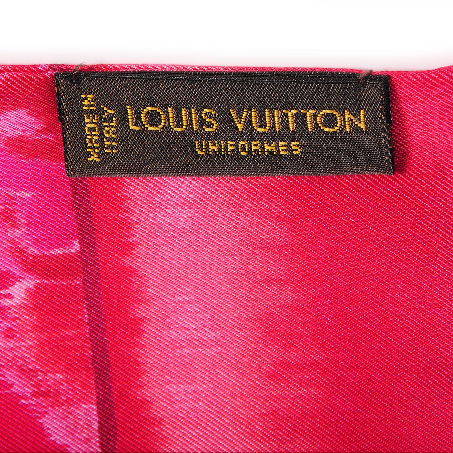 Louis Vuitton Silk Monogram Ikat Summer Bandeau Rose Indien 4 of 5