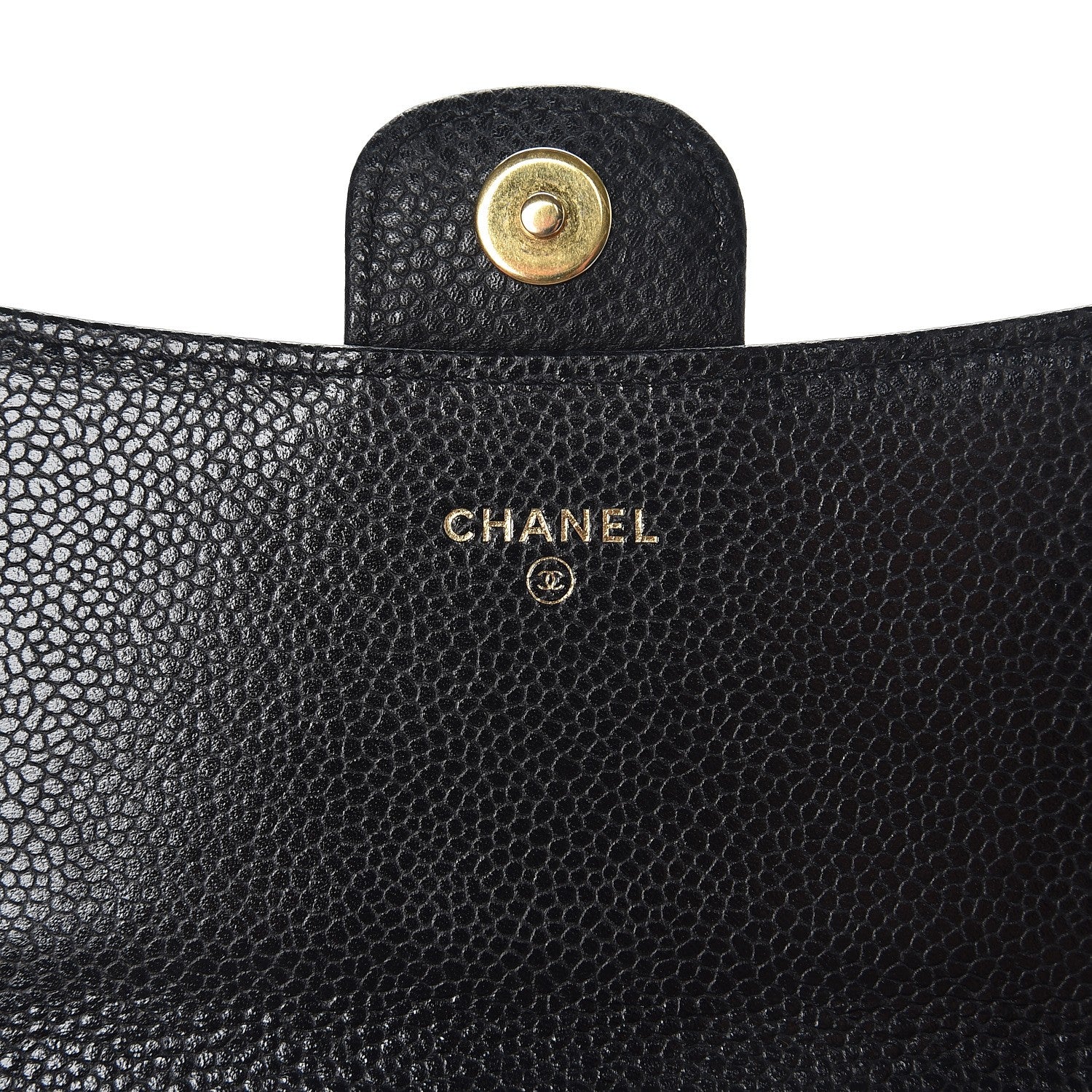 Chanel Caviar Quilted Wallet on Removable Chain Black 6 of 8
