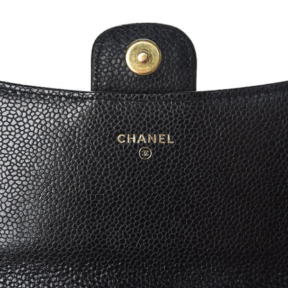 Chanel Caviar Quilted Wallet on Removable Chain Black 6 of 8