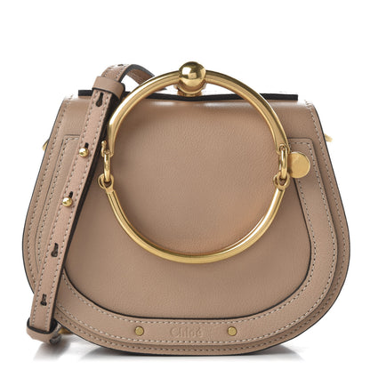 Chloe Calfskin Suede Small Nile Bracelet Bag Biscotti Beige 1 of 11