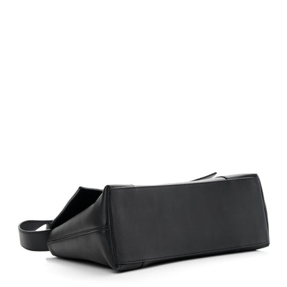 Balenciaga Semi Shiny Smooth Calfskin Monochrome Small Downtown Shoulder Bag Black 4 of 13