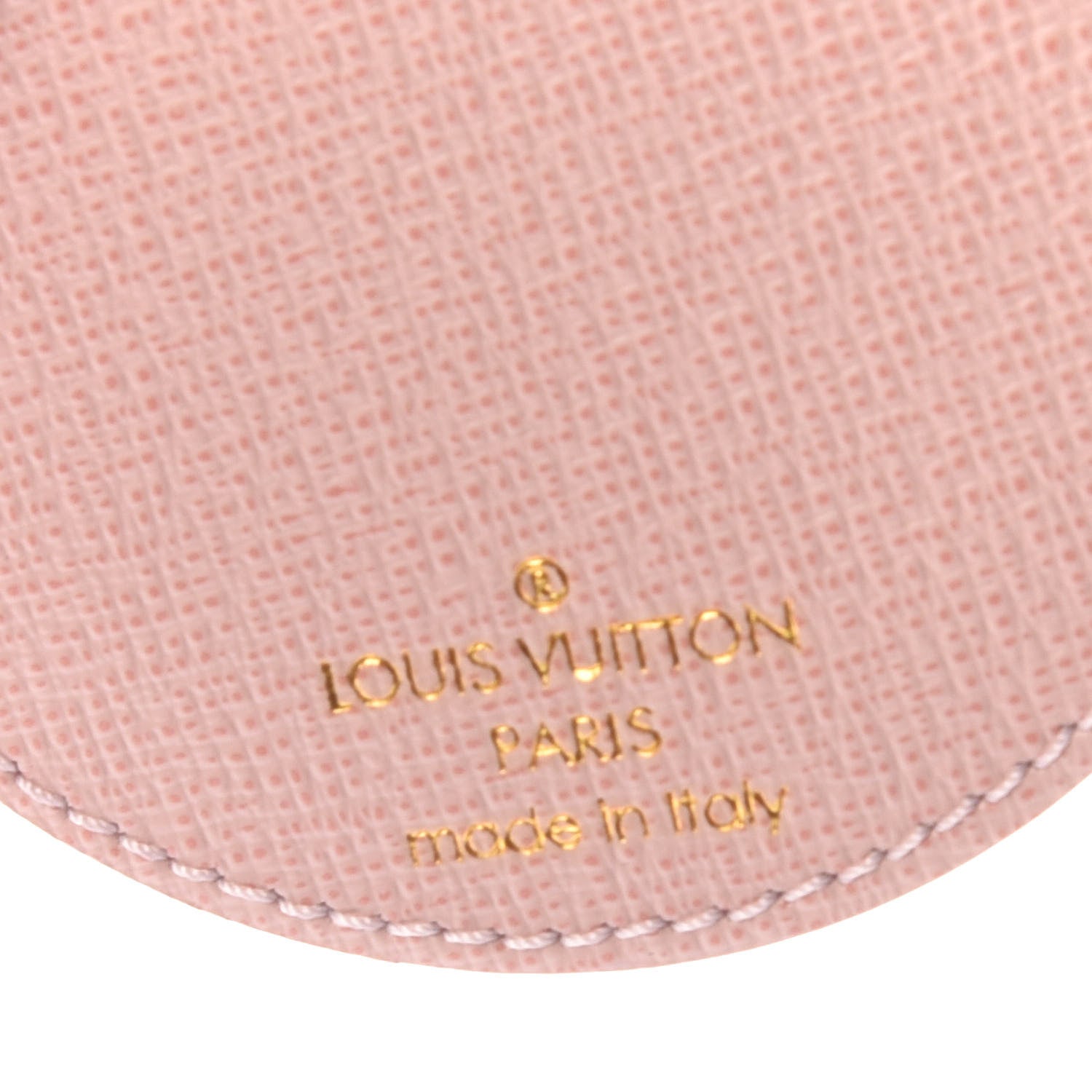Louis Vuitton Monogram LV Mirror Bag Charm Key Holder Rose Ballerine 3 of 5