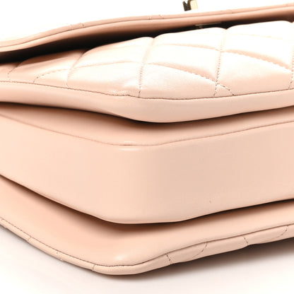 Chanel Lambskin Quilted Small Trendy CC Flap Dual Handle Bag Light Pink 10 of 11